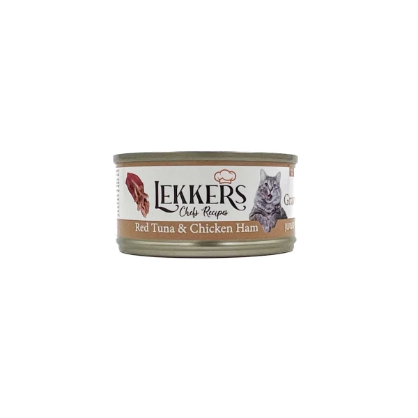 מעדן לחתולים טונה אדומה ועוף מעושן Lekkers