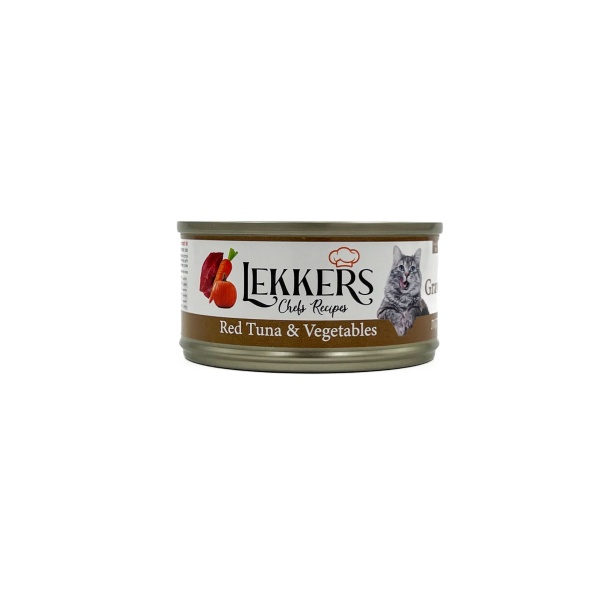 מעדן לחתולים טונה אדומה וירקות Lekkers