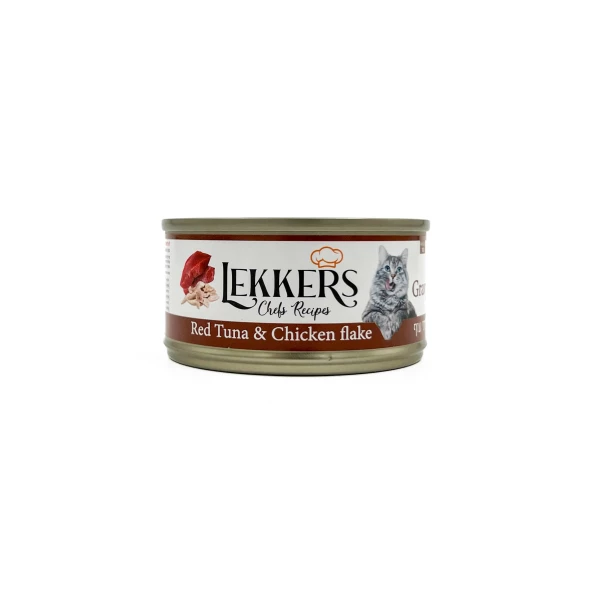 מעדן לחתולים טונה אדומה ופתיתי עוף Lekkers