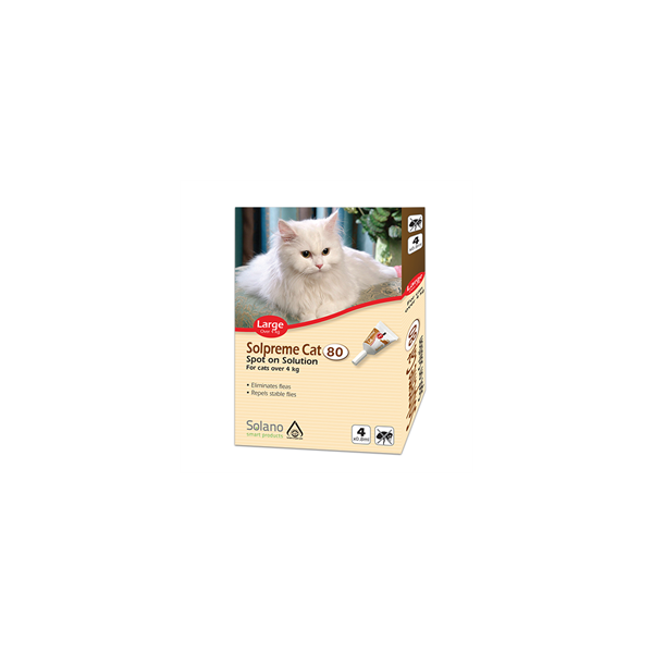 סולפרים נגד פרעושים לחתול מעל 4 קג - סולאנו
